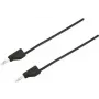 VOLTCRAFT Test Lead [Plug 4 mm - Plug 4 mm] 1.5 m Must MSB-300 (MSB-300-1.5-SW)