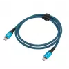 USB-C kuni USB-C kaabel LANBERG CA-CMCM-45CU-0020-BK, 240W PD, 8K@60Hz, 2,0 m