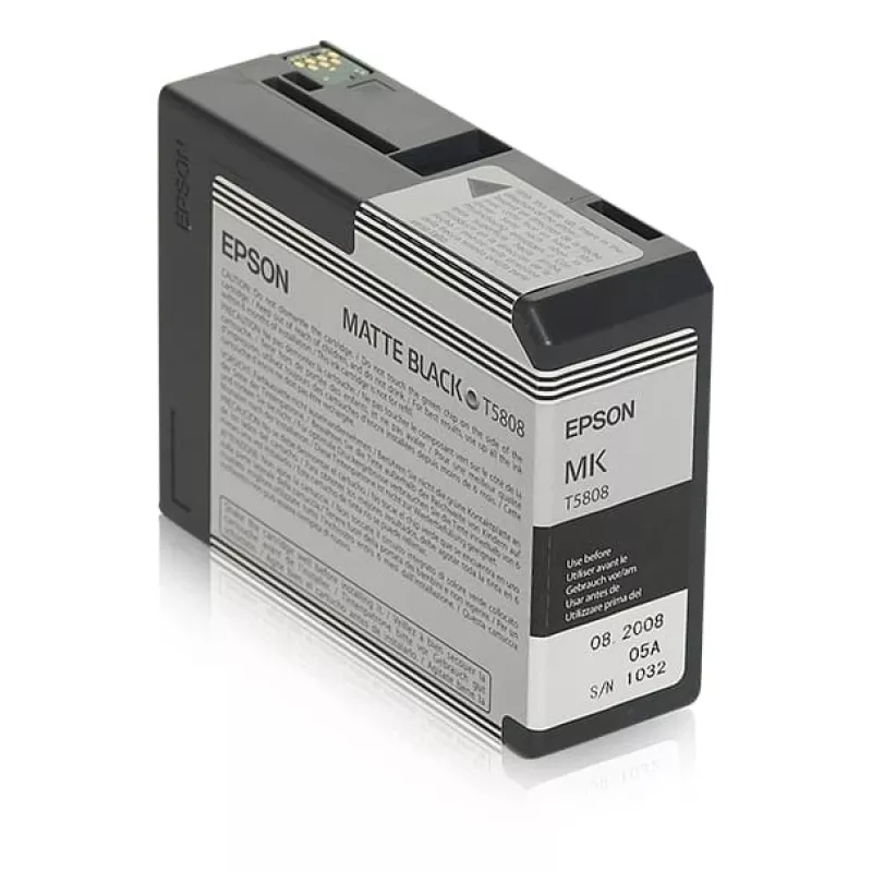 Tindikassett Epson C13T5808 Matt must — Originaalne Epsoni kassett, matt must