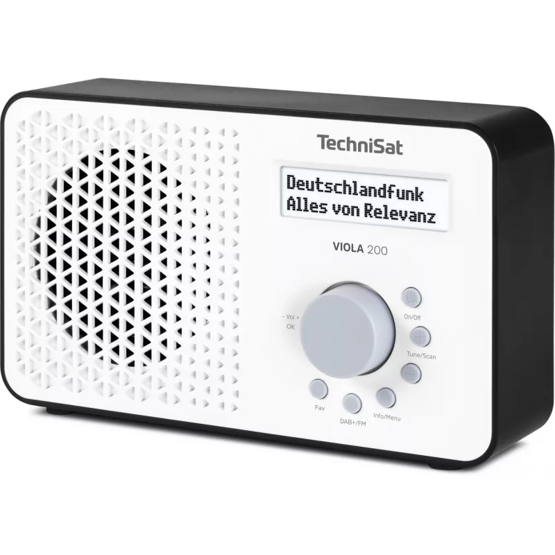 TV-vastuvõtja TECHNISAT VIOLA 200 valge/must HD DVB‑S2