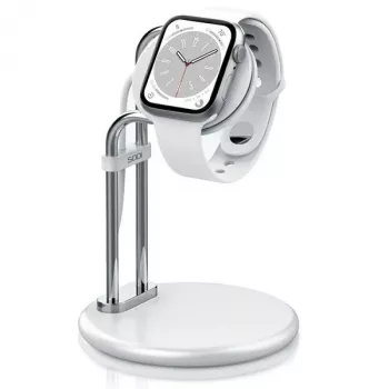 Aluminum alloy induction stand SAW-300 hõbedane Apple Watchile