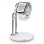 Aluminum alloy induction stand SAW-300 hõbedane Apple Watchile