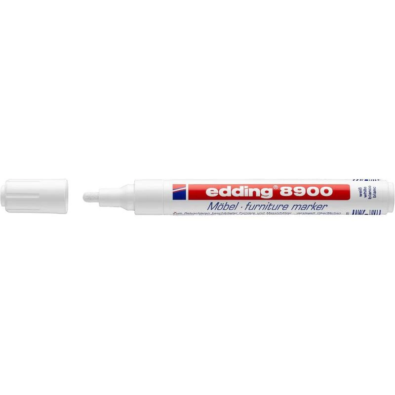 Püsimarker Edding 8750 ümarotsaga valge