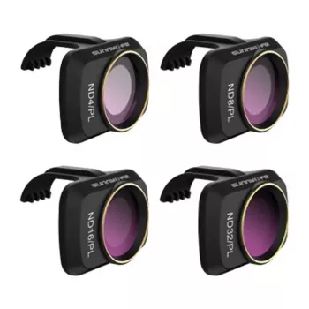 4 ND-PL 4/8/16/32 filtri komplekt Sunnylife DJI Mini 2 SE / Mini 2 jaoks (MM-FI9255)