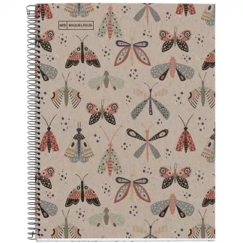 Miquelrius Notepad SCHMETTERLING DESIGN Recy. A4 80 Sheets (Freight Delivery)