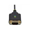 StarTech.com 2 jala (60cm) 2-pordiline USB-jadaliidese adapterkaabel, vahetatavad DB9 kruvid/mutrid, COM-i säilitus, USB-A – DB9 RS232, FTDI, 4. taseme ESD kaitse, Windows/macOS/ChromeOS/Linux – vastupidav TPE-konstruktsioon