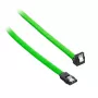 CableMod ModMesh - SATA-kaabel - Serial ATA 150/300/600 - SATA (W) täisnurkselt SATA (W) - 60 cm - heleroheline (CM-CAB-RSAT-N60KLG-R)