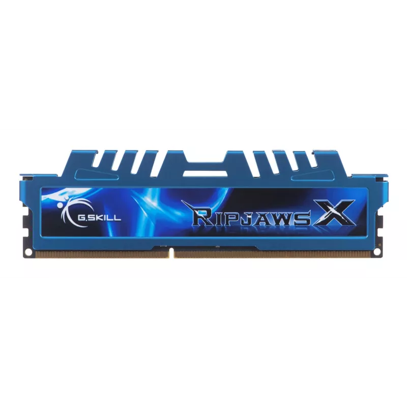 G.Skill 16GB Ripjaws X kahe kanaliga mälukomplekt – sinine (2x 8GB, DDR3 1600MHz, 1,5 V, F3-1600C9D-16GXM, XMP valmis)