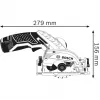 Juhtmeta käsiketassaag GKS 12V-26 Professional, 12V (sinine/must, 2x liitiumioonakut 3,0 Ah, L-BOXXis)