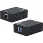 Võrgumeediumimuundur Exsys USB 3.2 Gen 1 B 1 Gigabit Ethernetile EX-13021HMV DIN-liistu kinnituskomplektiga