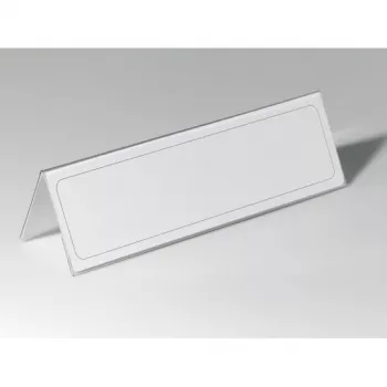 Mittemetallist nimesilt Durable 8053-19 Läbipaistev