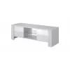 Cama TV-alus WEST 42/130/42 valge/valge läikiv
