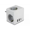 Toitepistiku adapter Type F DeLOCK 11496 2 USB-porti 5V 2.4A 3A