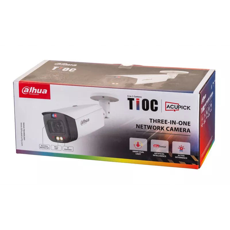 Dahua Technology WizSense IPC-HFW3849T1-AS-PV Bullet IP turvakaamera välistingimustele 3840 x 2160 pikslit Lael/seinal