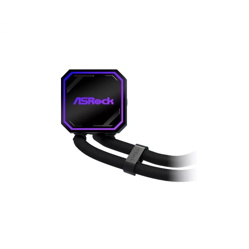 ASROCK Pro 360 ARGB Must — ASROCK mudel 90-APRA36-BAAGA6, 360mm AIO vedelikjahuti, ARGB valgustus