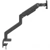 Monitorihoidik DIGITUS Single, klamber, kuni 49-tollisele (124,5 cm), 20 kg, VESA 75x75–100x100, kallutus -20° kuni 50°, kõrgus reguleeritav, must