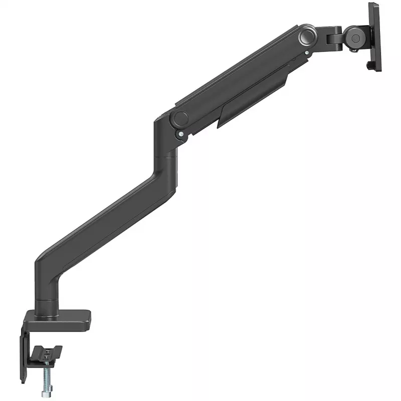 Monitorihoidik DIGITUS Single, klamber, kuni 49-tollisele (124,5 cm), 20 kg, VESA 75x75–100x100, kallutus -20° kuni 50°, kõrgus reguleeritav, must