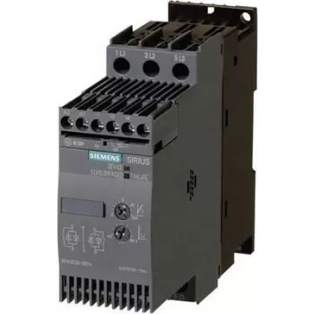 Siemens pehmekäiviti mootori võimsus 400 V 22 kW mootori võimsus 230 V 11 kW 400 V/AC nimivool 45 A 3RW3036 (3RW3036-1BB14)
