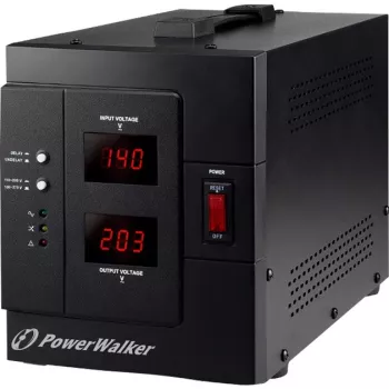 Bluewalker PowerWalker AVR 3000/SIV - automaatne pingeregulatsioon - vahelduvvool 230 V - 2400 vatti - 3000 VA - 2 väljundpistikut (10120307)