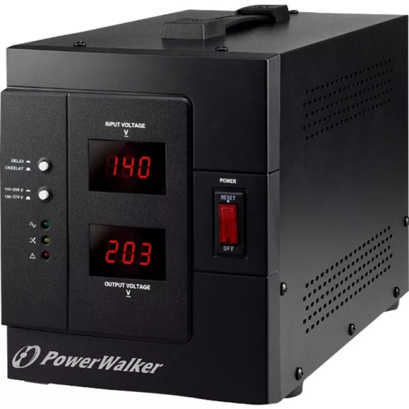 Bluewalker PowerWalker AVR 3000/SIV - automaatne pingeregulatsioon - vahelduvvool 230 V - 2400 vatti - 3000 VA - 2 väljundpistikut (10120307)