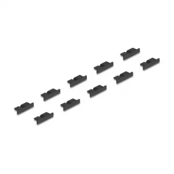 DeLOCK 64243 pistikupesa kaitsekate USB Micro-B must 10 tk