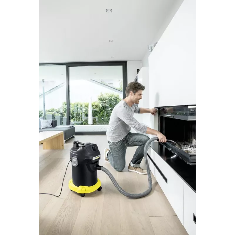 Kuivtolmuimeja Karcher AD 4 Premium — 17 L, 600 W, kotita, metallvoolik, kroomtoru