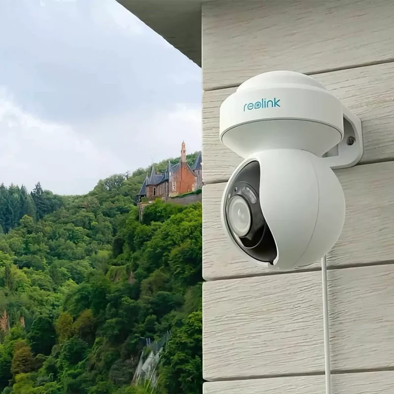 Reolink E Series E540 - 5MP välis-Wi-Fi-kaamera, inimese/sõiduki/looma tuvastus, panoraam ja kallutus, 3x optiline suum