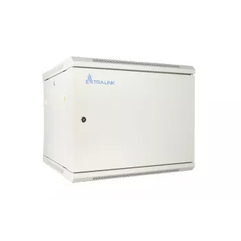 Extralink Rackmount cabinet 12U 600x450 ASP Gray wall mounted, metal door