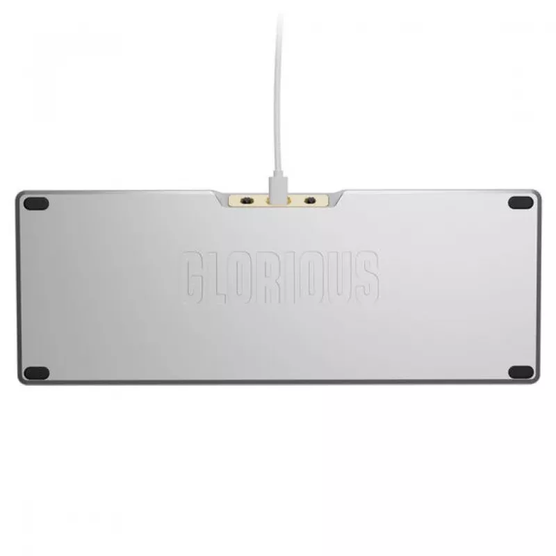 Mehaaniline mänguriklaviatuur GLORIOUS GMMK 3 Pro 65% eelmonteeritud ANSI US Fox HE lülititega, hõbedane