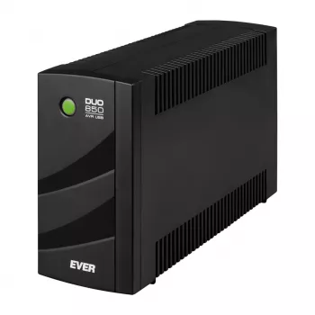 UPS EVER Ever Duo 850 PL T/DAVRTO-000K85/01 850VA Line-interactive, 550W, AVR, 3 vahelduvvoolu pistikupesa, 12V 2×5Ah, Torn