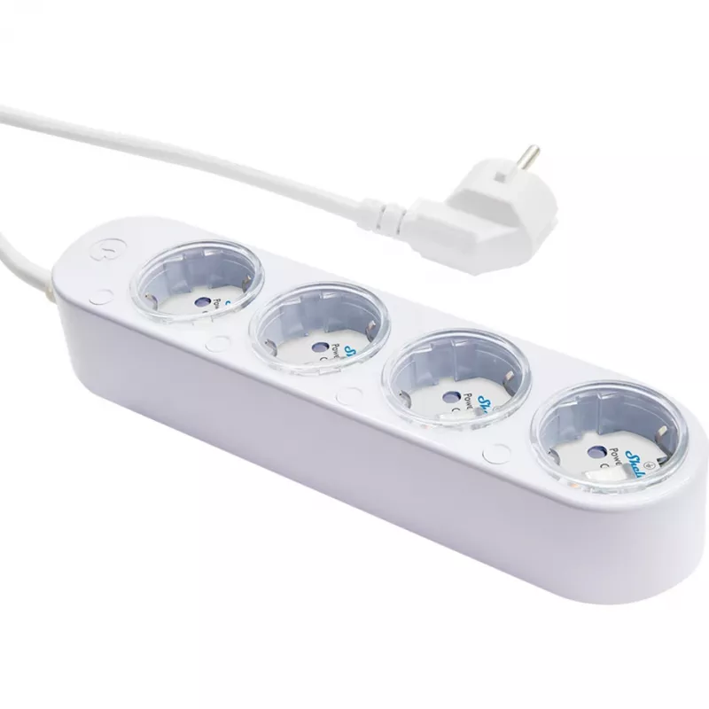 Nutikas 12A Shelly Power Strip 4 Gen4 Zigbee/Matter toiteplokk