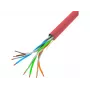 Võrgukaabel LANBERG LCU5-10CC-0305-R U/UTP Cat5e 305 m Punane CCA PVC