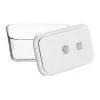 Toidukarpide komplekt ZWILLING FRESH & SAVE Ristkülikukujuline klaas/plast komplekt 3 tk, 0,35/0,75/1,6 L, õhukindel, mikrolaine-/ahju-/külmikukindel