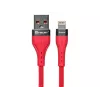 USB A-Lightning kaabel 1m punane