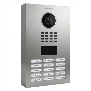 Videouksetelefon DoorBird D2103V, 720p, 140°x100° vaatenurk, IR LED, roostevaba teras, IP65, 10/100 Mbit/s