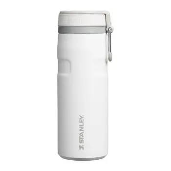 Termopudel STANLEY Iceflow Igapäevane kasutus 470 ml, roostevaba teras, flip-kaanega, valge