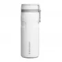 Termopudel STANLEY Iceflow Igapäevane kasutus 470 ml, roostevaba teras, flip-kaanega, valge