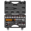Neo Tools 1/4 kahesuunaline momentvõti, 5–25NM, 21-osaline komplekt