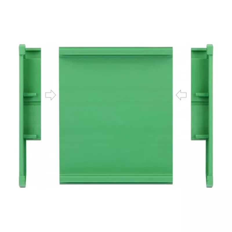 Tahvlihoidja DELOCK 107 mm DIN-liistule, 10 cm pikk