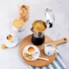 Bialetti Brikka Moka pott 0,1 L Must, Roostevaba teras