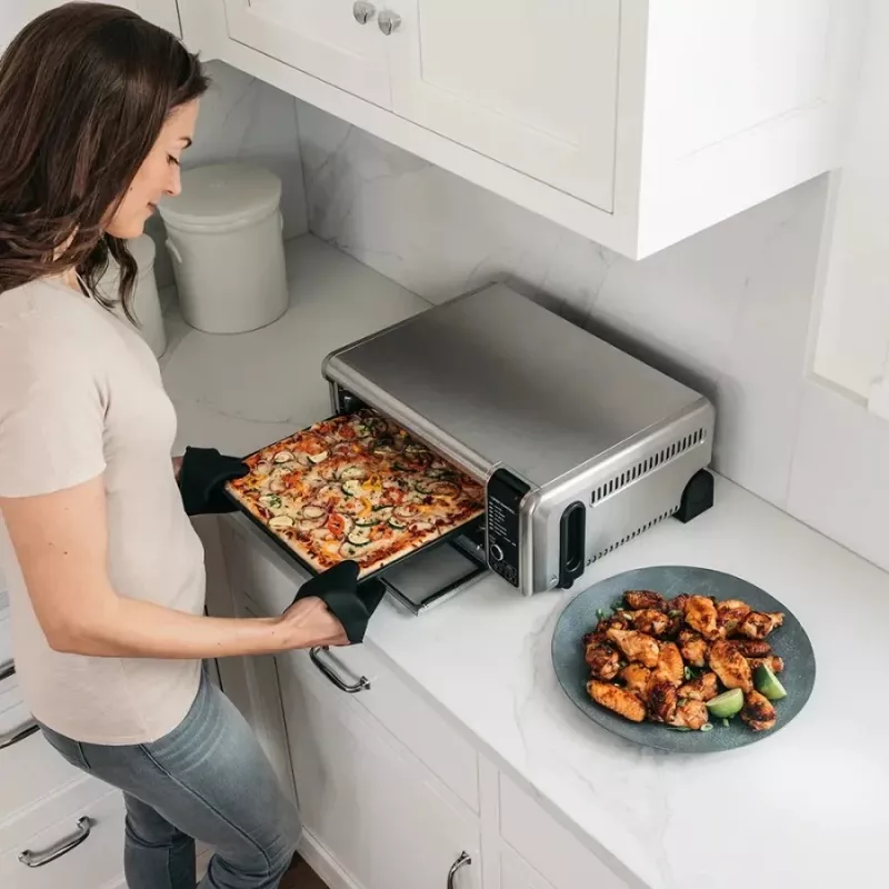 Ninja SP101 Single 10 L eraldiseisev 2400 W kuumaõhufritüür Must, roostevaba teras