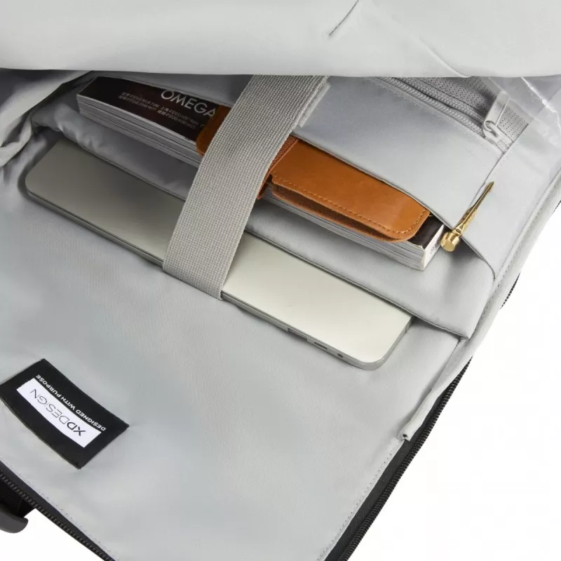 Seljakott XDDESIGN URBAN FLAP-TOP P706.2601 — veekindel, kerge, must