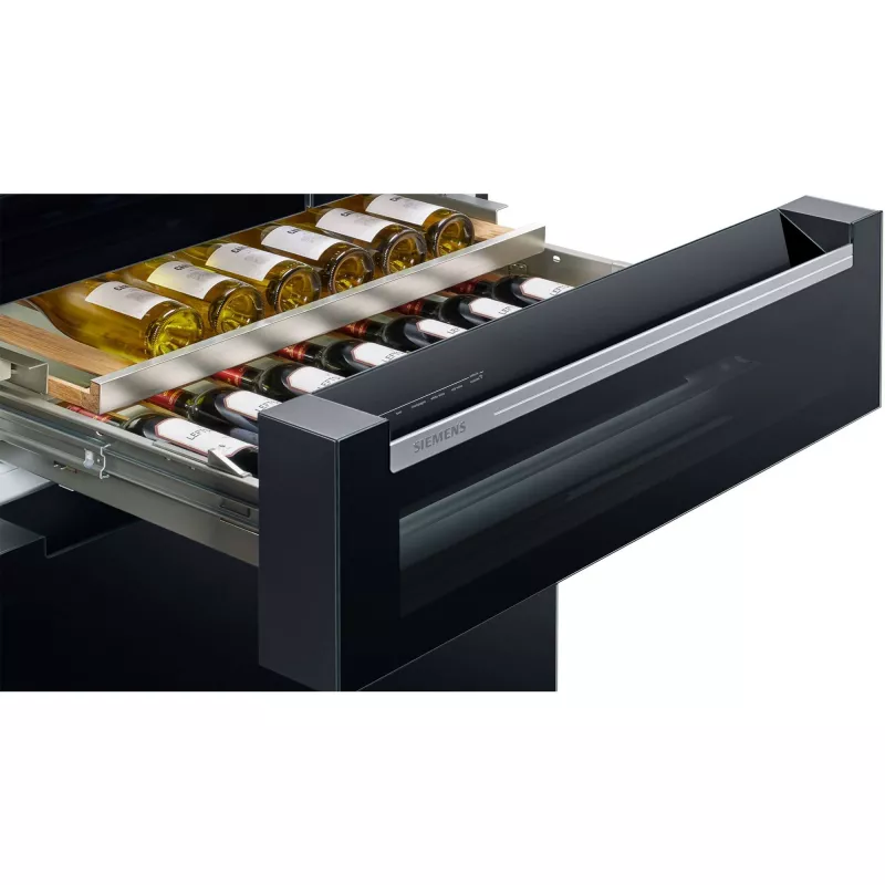 Siemens KF96RSBEA külmik-sügavkülmik, eraldiseisev, 572 L, must