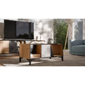 Cama Kohvilaud OVO 90x50xH39 tamm/betoon