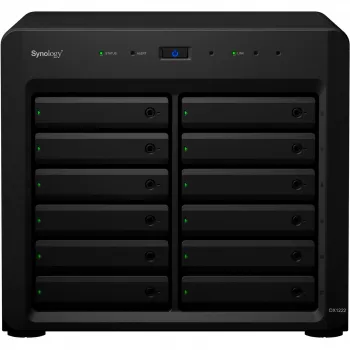 HDD/SSD korpus Synology DX1222 12 ketast 192 TB must