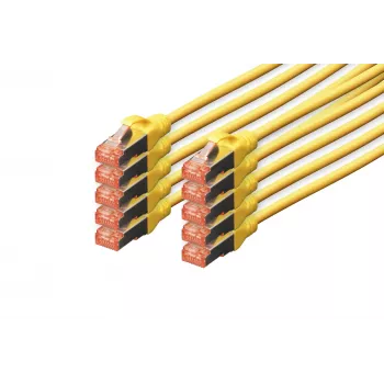 Võrgukaabel Digitus CAT 6 S/FTP RJ-45 2m Kollane