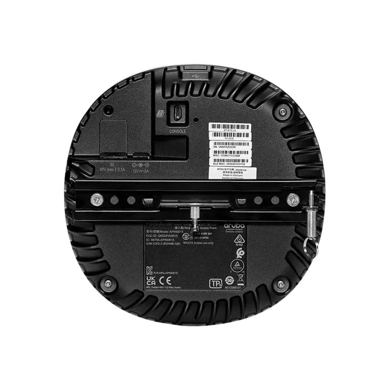 HPE - Aruba AP-615 (RW) - Campus - Pääsupunkt - 802.11a/b/g/n/ac/ax (Wi-Fi 6E) 2.4 GHz 5 GHz 6 GHz