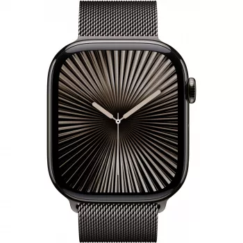 Apple Watch Series 10 GPS + Cellular 46mm Slate Titanium korpus Slate Milanese rihmaga - M/L (MWYW3QF/A)
