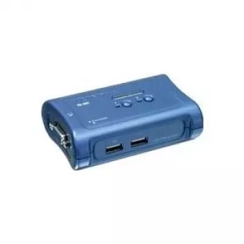 TRENDnet 2-pordiline USB KVM-lüliti ja kaablikomplekt, 2048 x 1536 eraldusvõime, seadme jälgimine, automaatne skaneerimine, helisignaaliga tagasiside, USB 1.1, ühildub