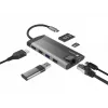 NATEC Fowler Plus USB USB-C Must Hall MicroSD SD Jaotur